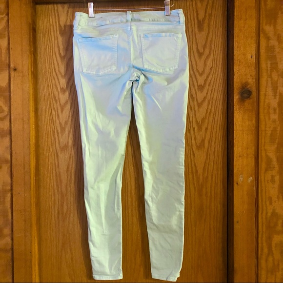 AE American Eagle Mint Green Jeggings Super Stretch 2 - Picture 4 of 14